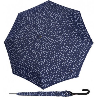 Knirps KNIRPS A.760 2DANCE BLUE - elegantní holový vystřelovací deštník