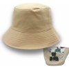 Klobouk Krumlovanka dámský letní bavlněný klobouk oboustranný Bucket P-12606 béžový