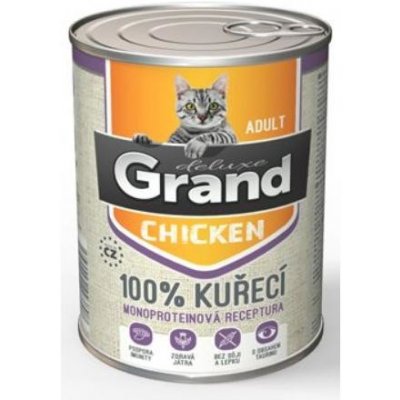 Grand kočka deluxe 100% drůbeží 400 g