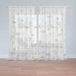 Sablio Záclony Jemné květy: 2ks 150x250cm – Hledejceny.cz