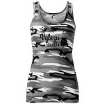 Vylezu všude hory dámské Maskáčové tílko Šedý maskáč – Sleviste.cz