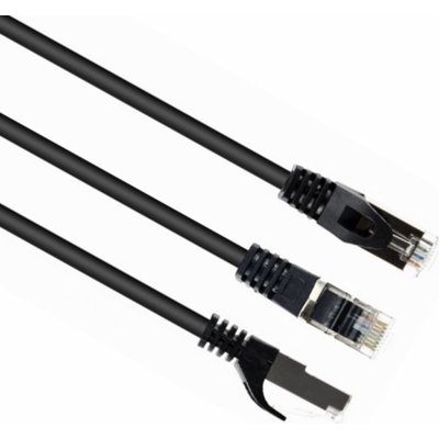 Gembird PP6-1M/BK Patch RJ45, cat. 6, FTP, 1m – Sleviste.cz