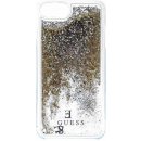 Pouzdro a kryt na mobilní telefon Pouzdro Guess Liquid Glitter Hard iPhone 6/6S/7 zlaté