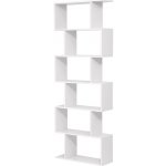 VASAGLE Knihovna bílá 70x24x190,5 cm – Zboží Dáma