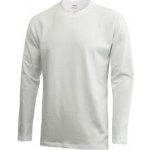 triko pánské dlouhý rukáv bílé S – Zboží Dáma