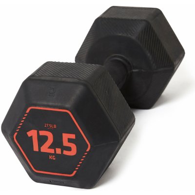 CORENGTH Posilovací činka Hex Dumbbell 12,5 kg