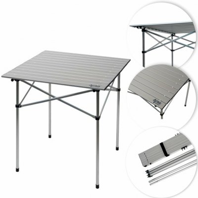 Acra campingový skládací stůl C3S - hliník 70x70x70cm – Zboží Mobilmania