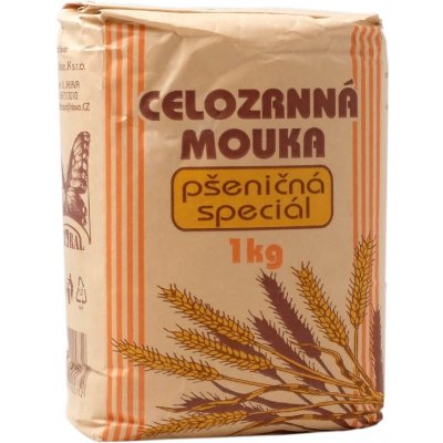 Natural mouka pšeničná celozrnná speciál 1 kg – Zboží Dáma