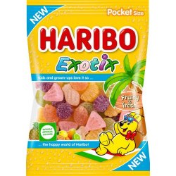 Haribo Exotix želé s ovocnou příchutí 80 g