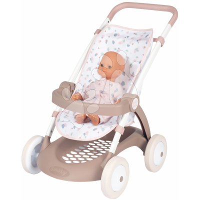 Smoby Pop Pushchair Natur D'Amour Baby Nurse s otočnými koly pro 42 cm – Hledejceny.cz