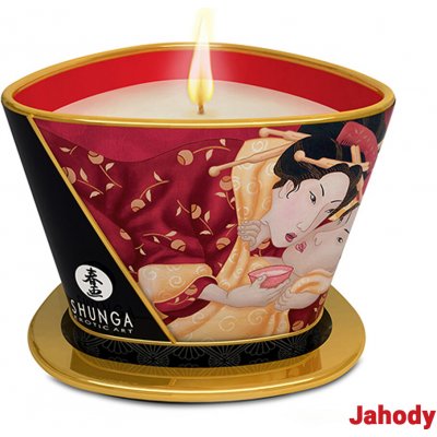 Shunga Candle Strawberry 170 ml – Zboží Mobilmania