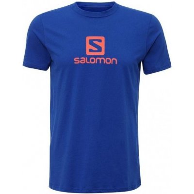 Salomon Logo SS Cotton TEE 382139 Blue 16/17