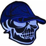 Warrior Dog Lebka s kšiltovkou Barva kšiltovky: Metalická modrá, Velikost nášivky: 8 cm – Sleviste.cz