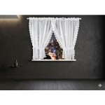 Dekorační krátká záclona DOROTHEA krajka 6061 bílá 400x155 cm MyBestHome – Hledejceny.cz