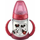 Dětská láhev a učící hrnek Nuk First Choice Disney Mickey Mouse láhev na učení 150 ml