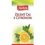 Apotheke Zelený čaj s citronem 20 x 2 g – Zbozi.Blesk.cz