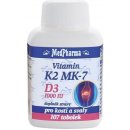 MedPharma Vitamin K2 MK-7+D3 1000 IU 107 tobolek