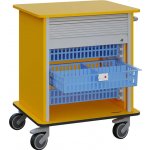 DEXTER 23 vozík boxový 880 x 780 x 620 mm žlutá odio – Zboží Mobilmania