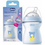 Chicco Natural Feeling kojenecká láhev modrá 250ml – Zboží Mobilmania