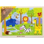 Studo Wood Puzzle safari 24 ks – Zboží Mobilmania