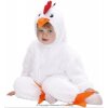 Dětský karnevalový kostým WIDMANN Kuřátko 80 Bílá