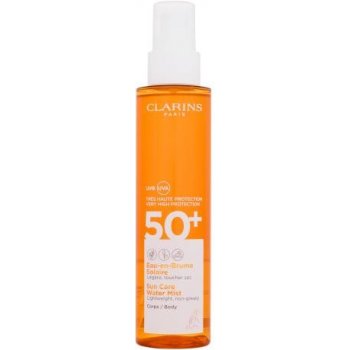 Clarins Sun Care Water Mist SPF50 hydratační a ochranný fluid ve spreji 150 ml