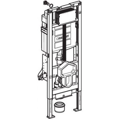Geberit Duofix pro závěsné WC 112cm s nádrží Sigma, pro dodatečné nastavení výšky, 111.396.00.5 – Zboží Mobilmania