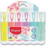 Maped 42558 Fluo Peps Pastel 6 ks – Zboží Živě