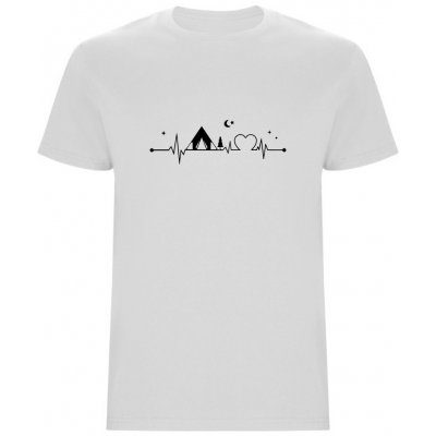 Pánské tričko EKG STAN bílá – Sleviste.cz