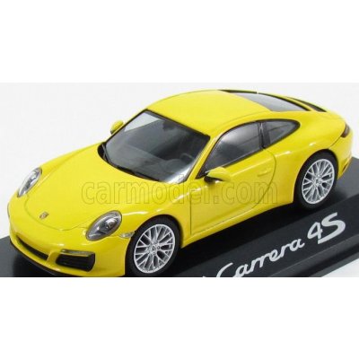 Minichamps Carrera Porsche 911 991 4s 2014 Žlutá 1:43 – Zbozi.Blesk.cz