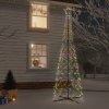 Vánoční stromek zahrada-XL Vánoční stromek kužel 500 vícebarevných LED diod 100 x 300 cm