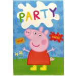 Narozeninové pozvánky s obálkami Prasátko Peppa – Zboží Dáma