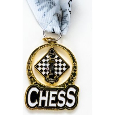 Šachová medaile CHESS zlatá