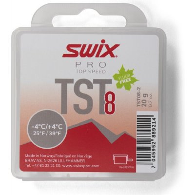 Swix TS8-2 Turbo -4 až 4°C červený 20 g – Hledejceny.cz