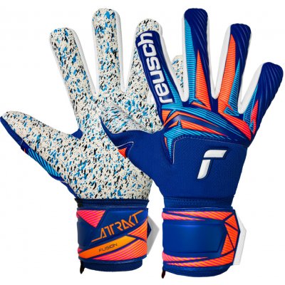 Reusch Attrakt Fusion NC modrá/bílá/oranžová UK 10,5 – Zboží Dáma
