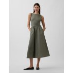 Gap midi šaty s kapsami zelená – Zboží Dáma