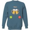 Pánská mikina s potiskem Unisex s potiskem Beer call Letecká modrá