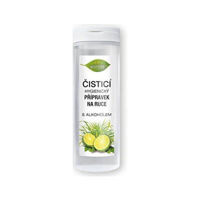 Bione Cosmetics Lemongrass Čisticí hygienický přípravek na ruce s alkoholem 100 ml
