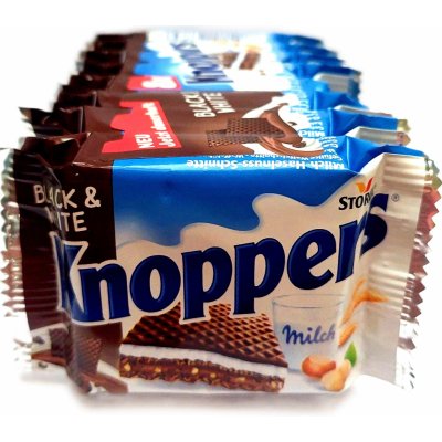 Knoppers Oplatka Black & White 8 x 25 g – Zboží Dáma