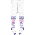 EplusM dívčí punčocháče Prasátko Peppa bílé šedě melírované – Zbozi.Blesk.cz