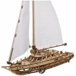 Ugears 3D dřevěné mechanické puzzle Jachta The Ocean Beauty 365 ks – Sleviste.cz