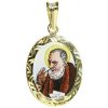 Přívěsky Aljančič Svatý Pio medailon 142R