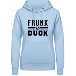 AWDis Hoodie mikina Opilý jako kačka Nebeská modrá