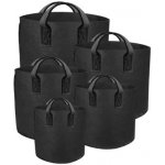 GUTPot textilní květináč černý 57L – Zboží Dáma