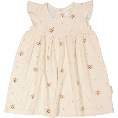 Bambusové šaty dětské Long ear beige Mrs Mighetto Geggamoja – Zboží Dáma