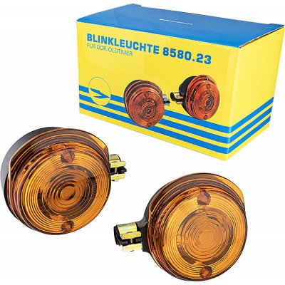 Sada předních blinkrů Simson S51 - oranžové - MZA | Zboží Auto
