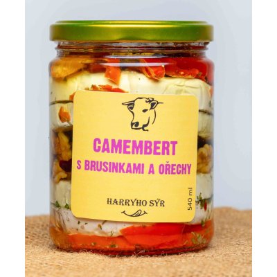 u Harryho Nakládaný Camembert s brusinkami a ořechy 540ml – Zboží Dáma