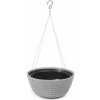 Květináč a truhlík Nohel garden Žardinka JERSEY závěsná plastová 24 cm