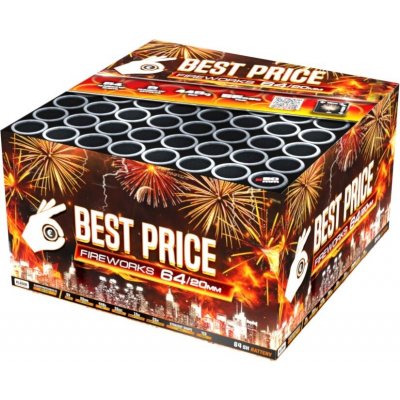 Kompaktní ohňostroj Best Price Wild Fire 64 ran 20 mm