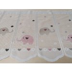 Dětská záclona na vitrážku - žakárová SLONÍCI II 50 cm – Hledejceny.cz